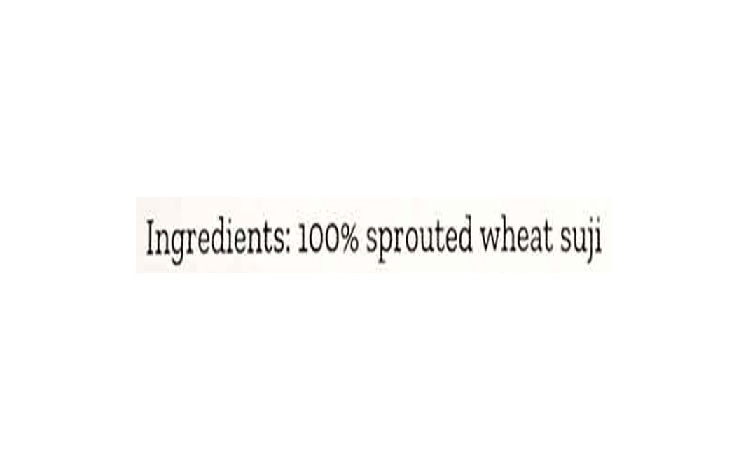 Conscious Food Sprouted Semolina Wheat Suji Natural   Pack  500 grams